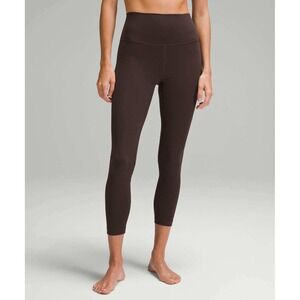 Lululemon Leggings Womens 16 Align High-Rise Pant 25" Espresso Brown Yoga Tights